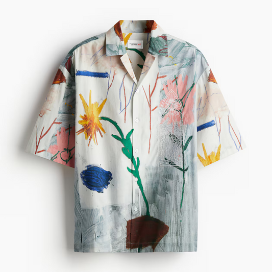 Ev Bravado x Basquiat Flower Shirt