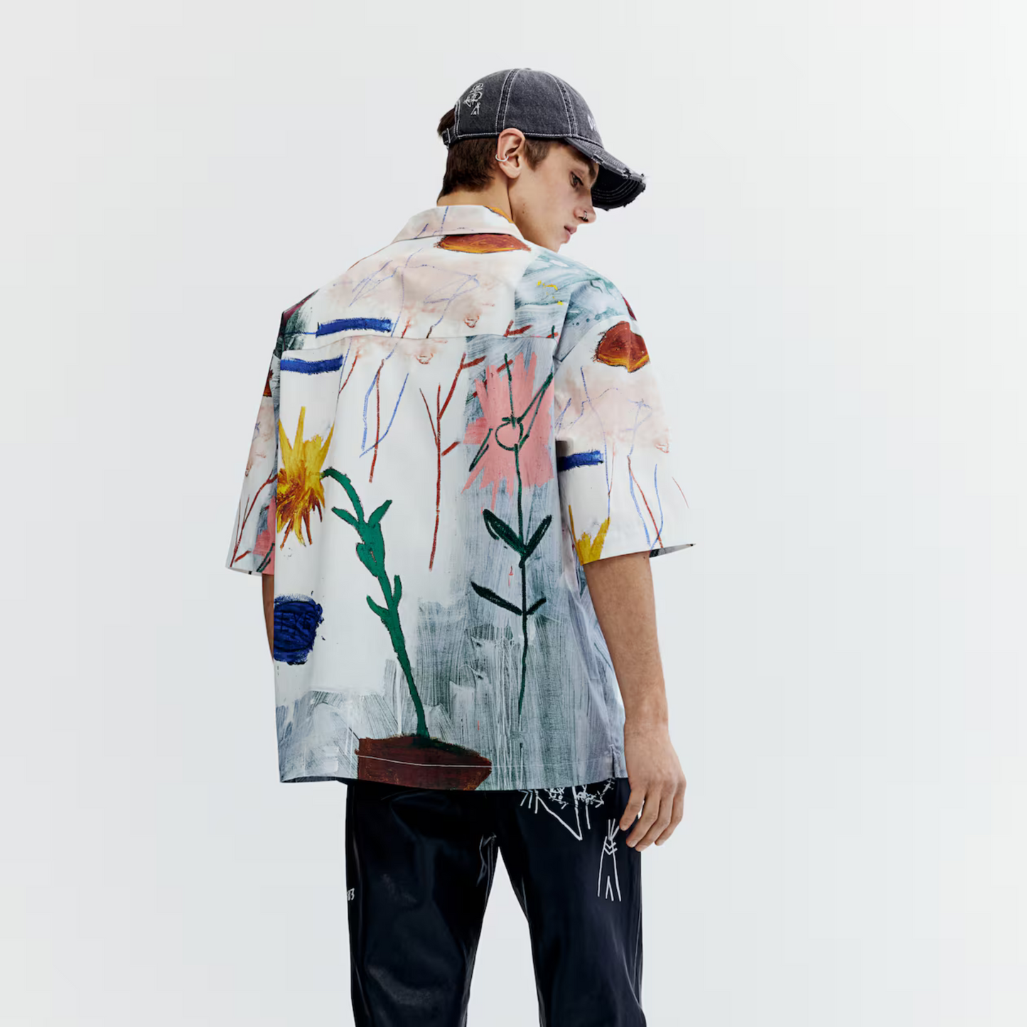 Ev Bravado x Basquiat Flower Shirt