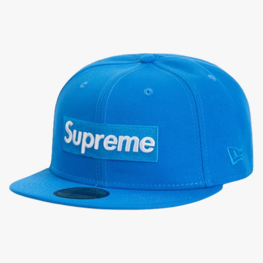 Supreme Sharpie Box Logo New Era Fitted Cap Blue