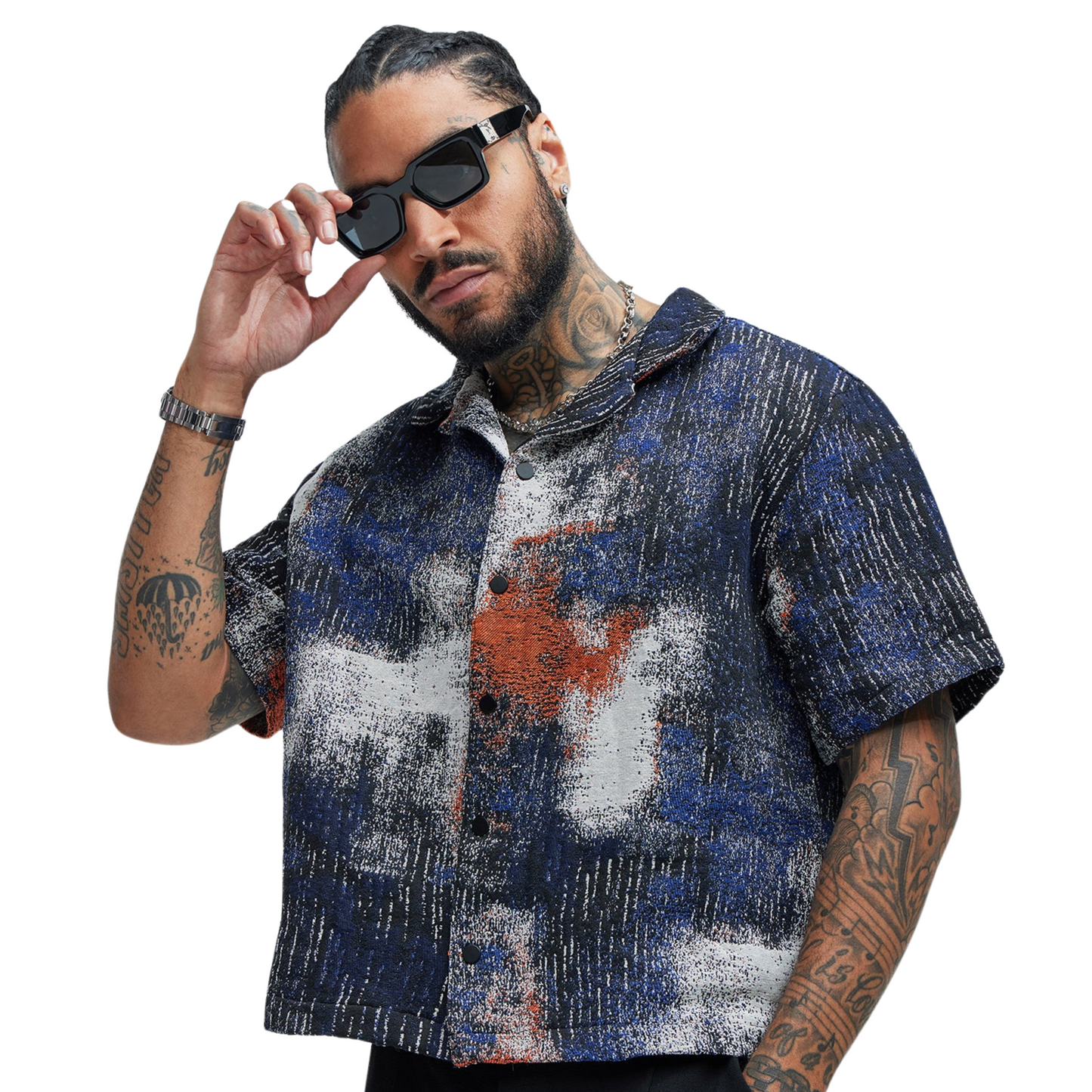 Pollock Tapestry Boxy Shirt