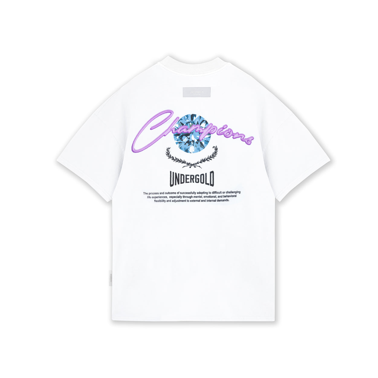 Champions Diamond Tee White