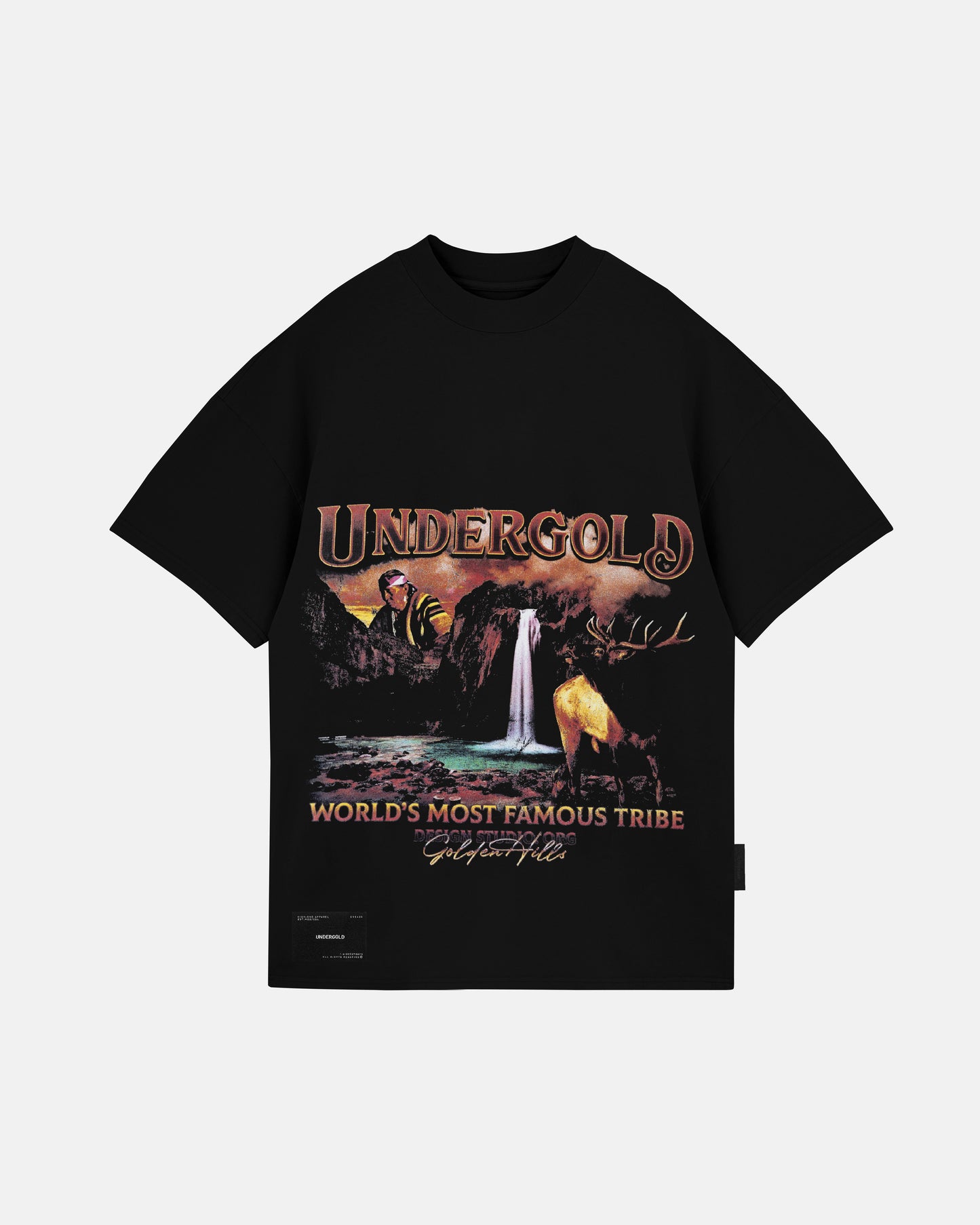 Golden Hills III Northen tee Black