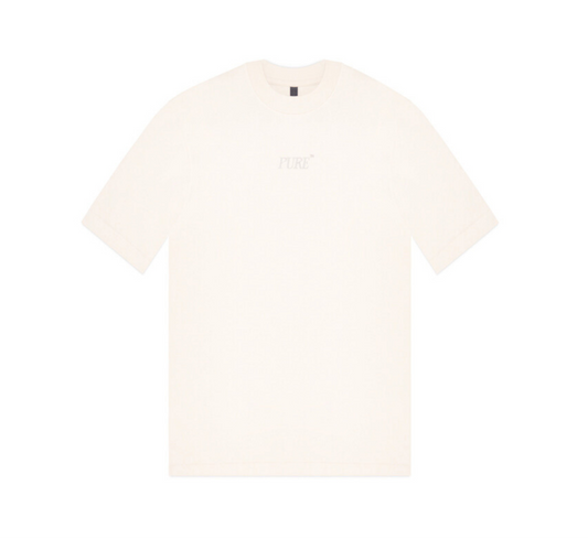 White Logo tee