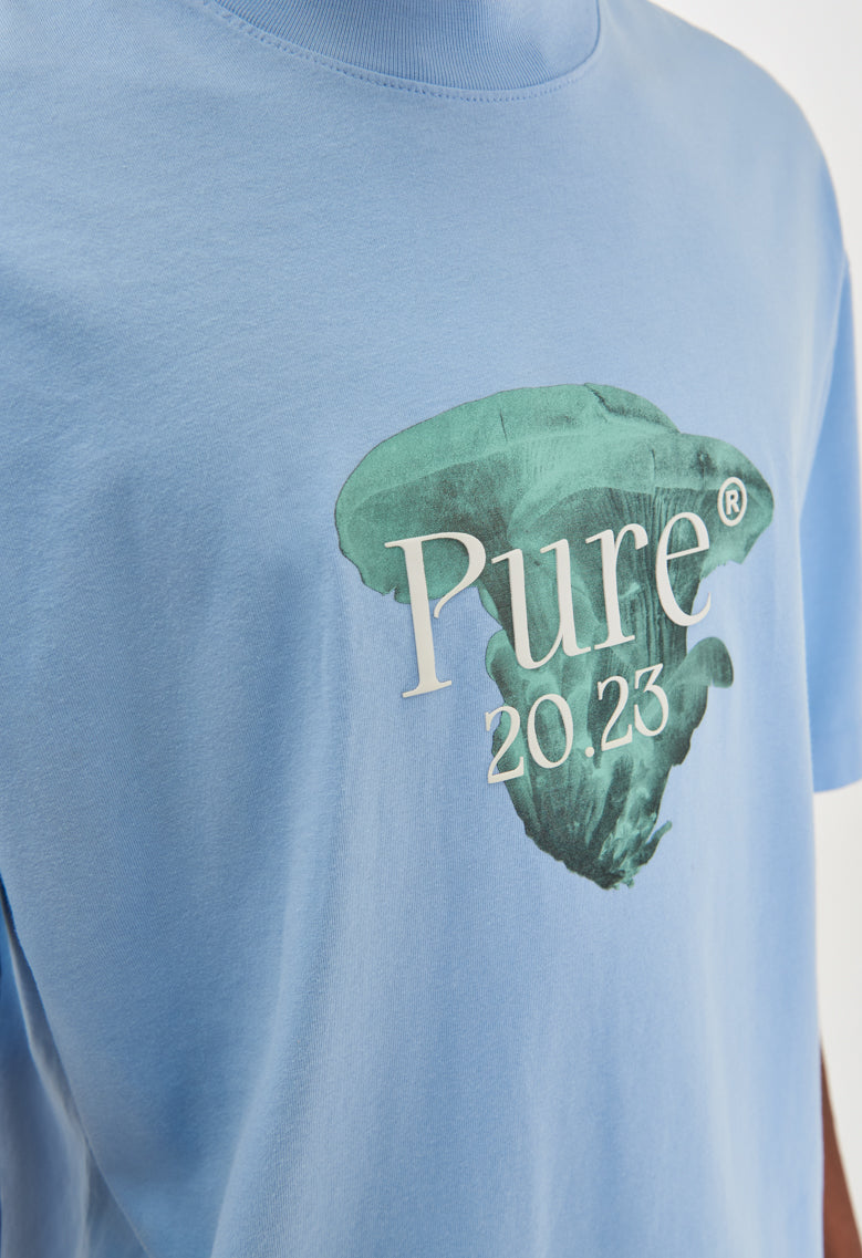 Biology Bonsai tee Light Blue