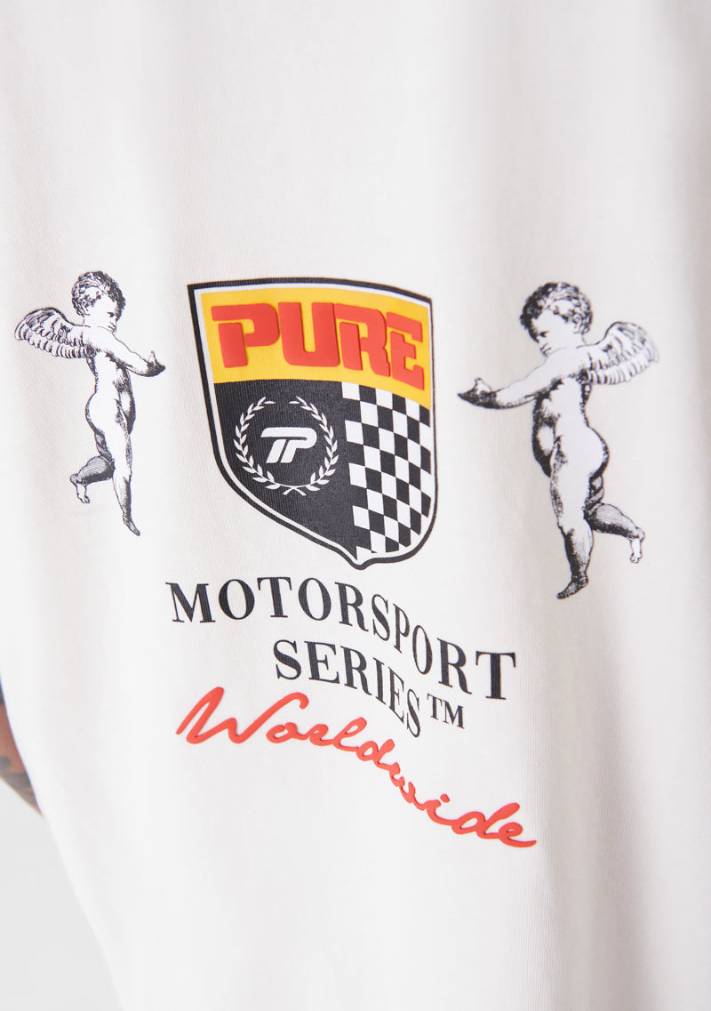 Motorsport Scudetto tee White