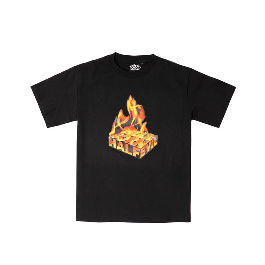 Half Evil Hell Born Tee Black