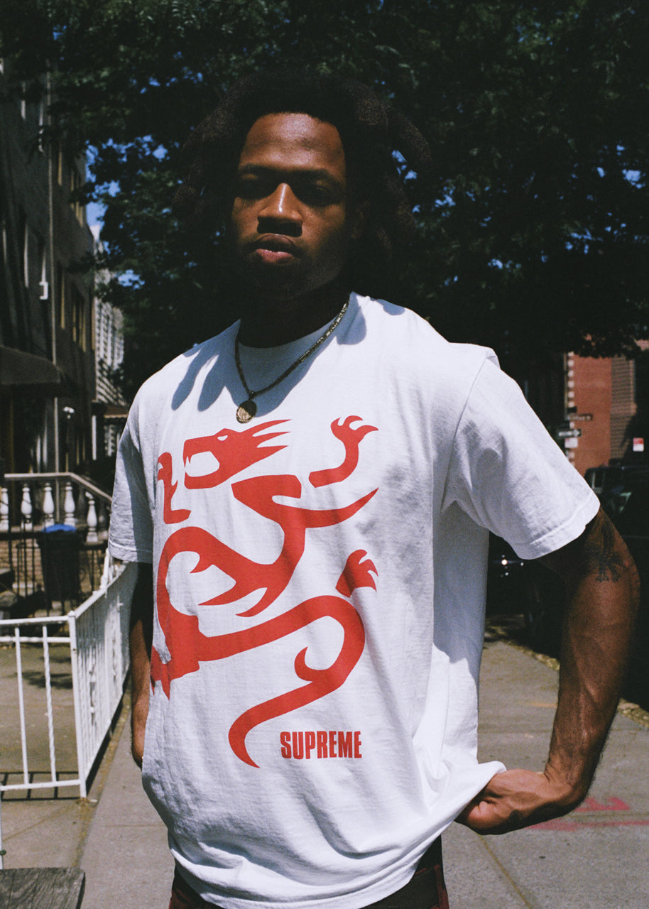 Supreme x Mobb Deep Dragon Tee White